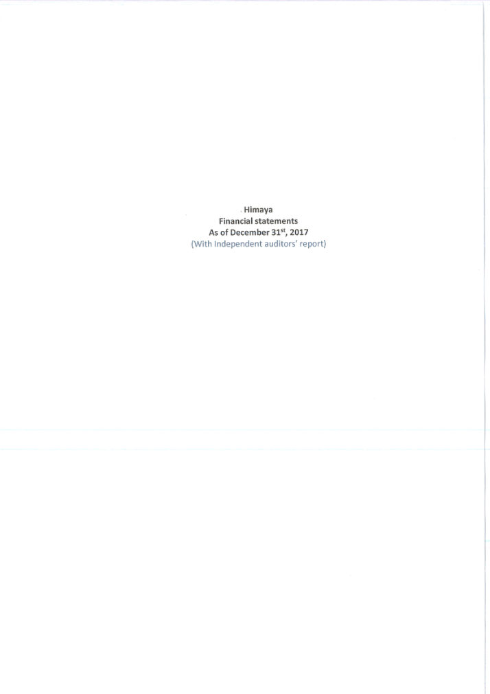 Financial Report 2017 — cover