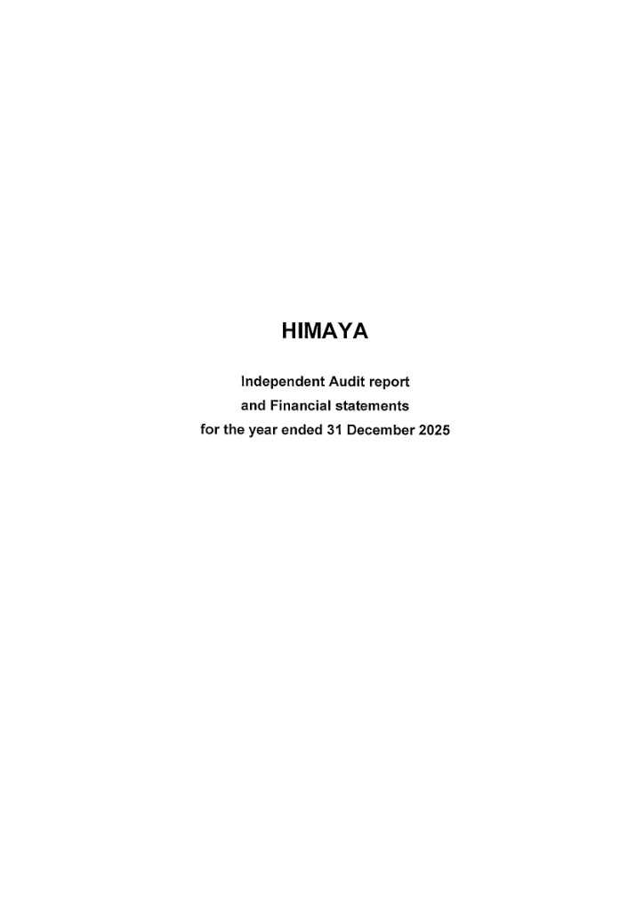 Financial Report 2025 — cover